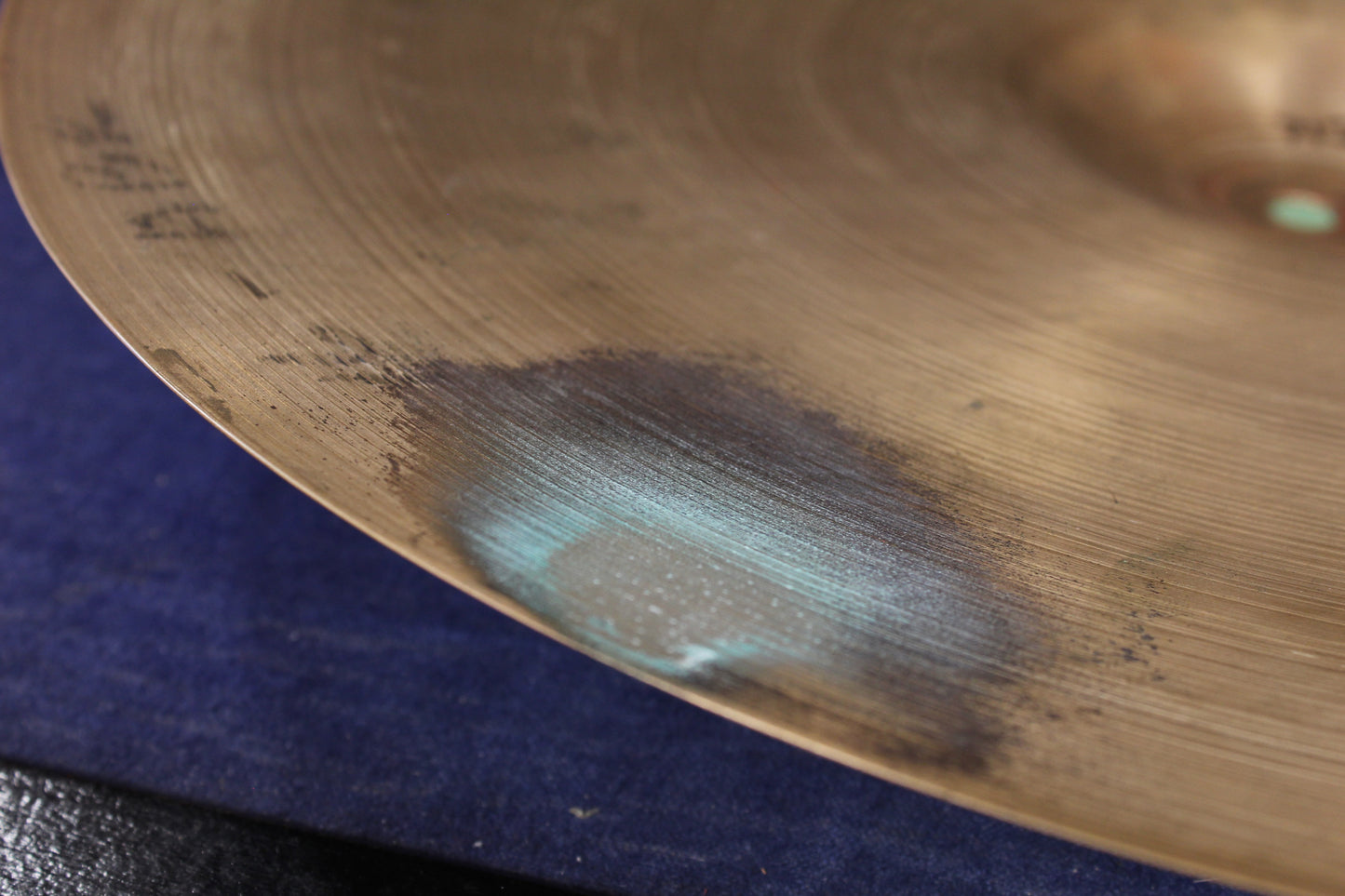 1930-40s A. Zildjian 16 1/8" First Stamp Crash 712g