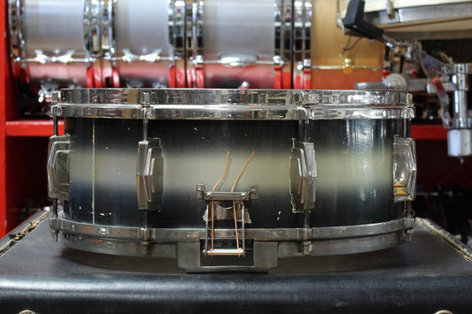 1947 Ludwig and Ludwig 5"x14" Snare Drum in Blue and Silver Duco