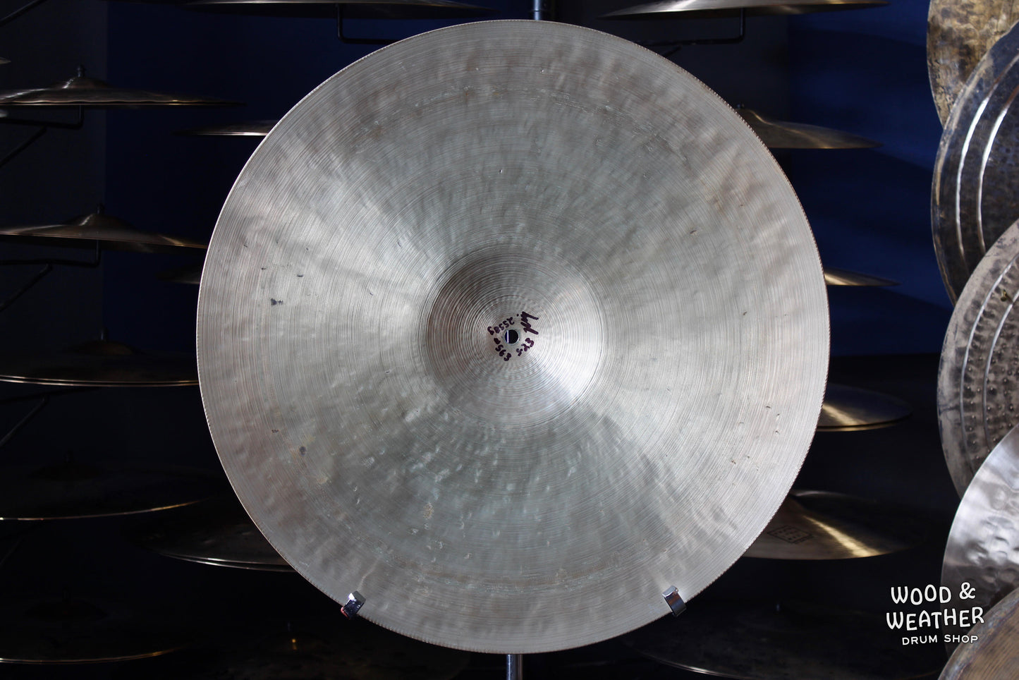 Mongiello Cymbals 22" Prestige Series Type III Eric Binder Signature Ride Cymbal 2558g