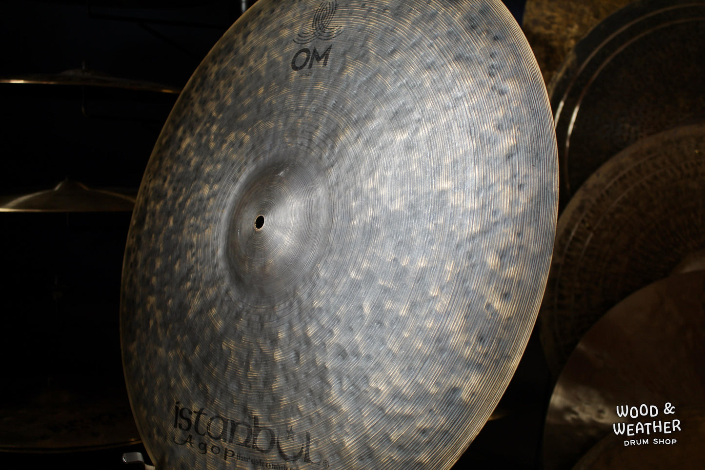 Used Istanbul Agop 24" OM Ride Cymbal 2800g