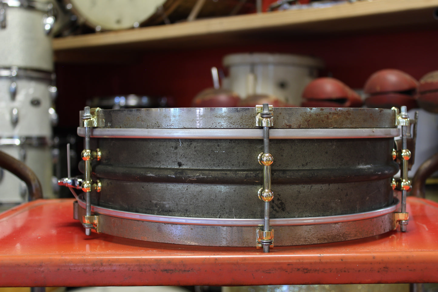 1920s Nickel over Brass 4"x14" Snare Drum