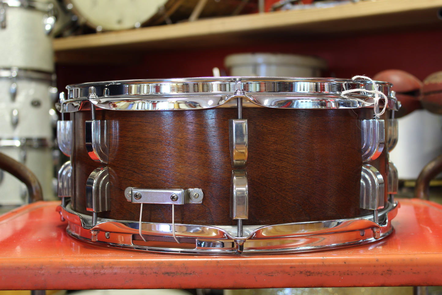 1960s Leedy Broadway 6.5"x14" in Natural Mahogany