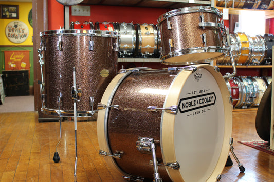 Noble & Cooley CD Maple Outfit in Rose Gold Sparkle 12x20 8x12 14x14