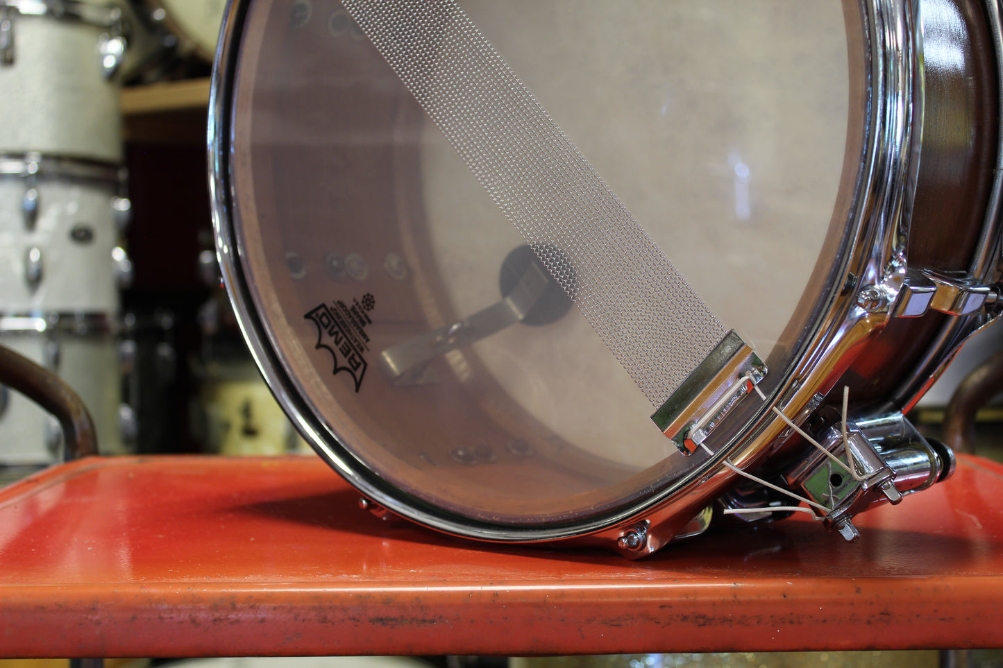 1960s Leedy Broadway 6.5"x14" in Natural Mahogany