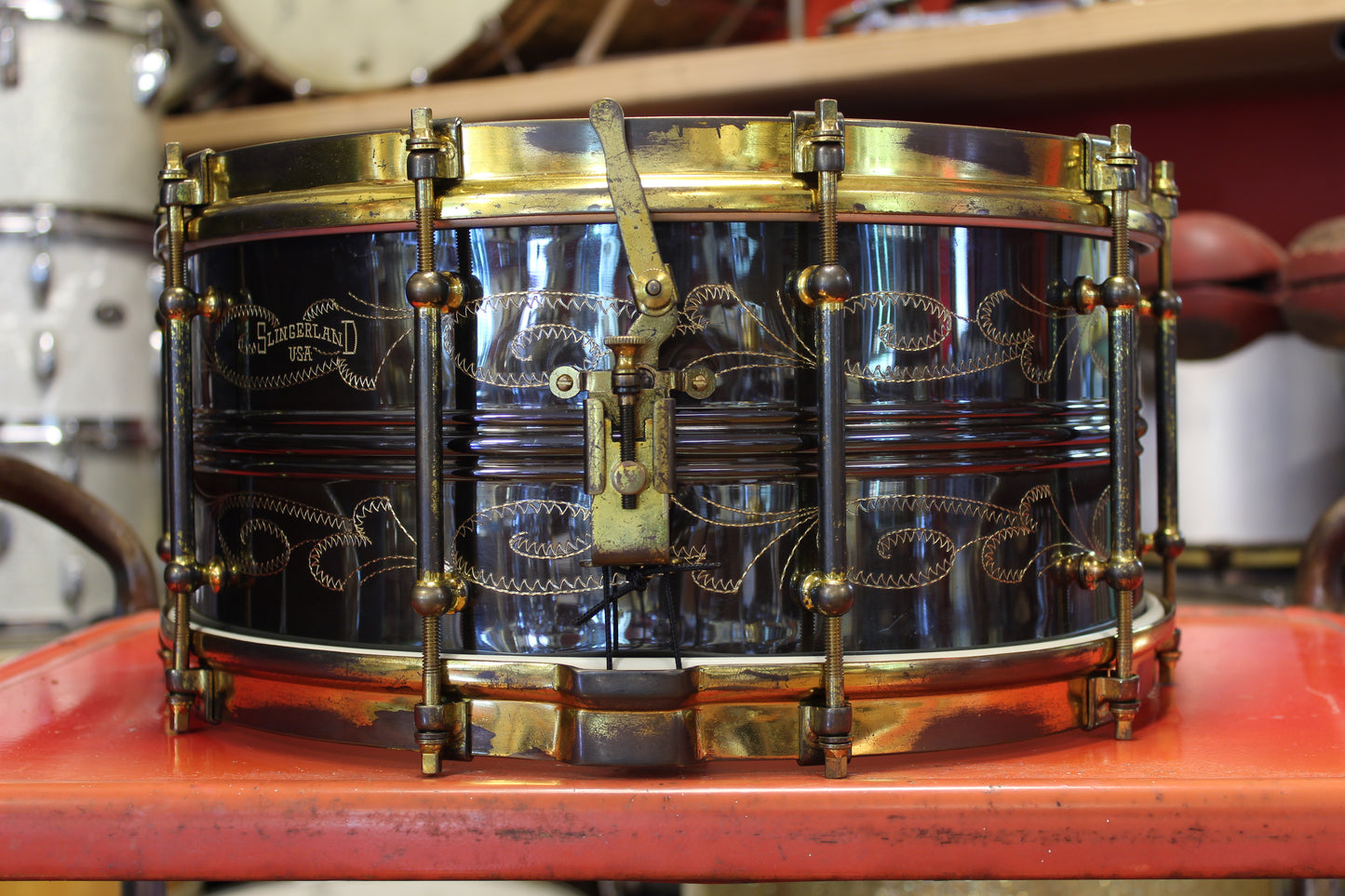 Adrian Kirchler Slingerland Black Beauty Replica Snare Drum 6.5"x14"