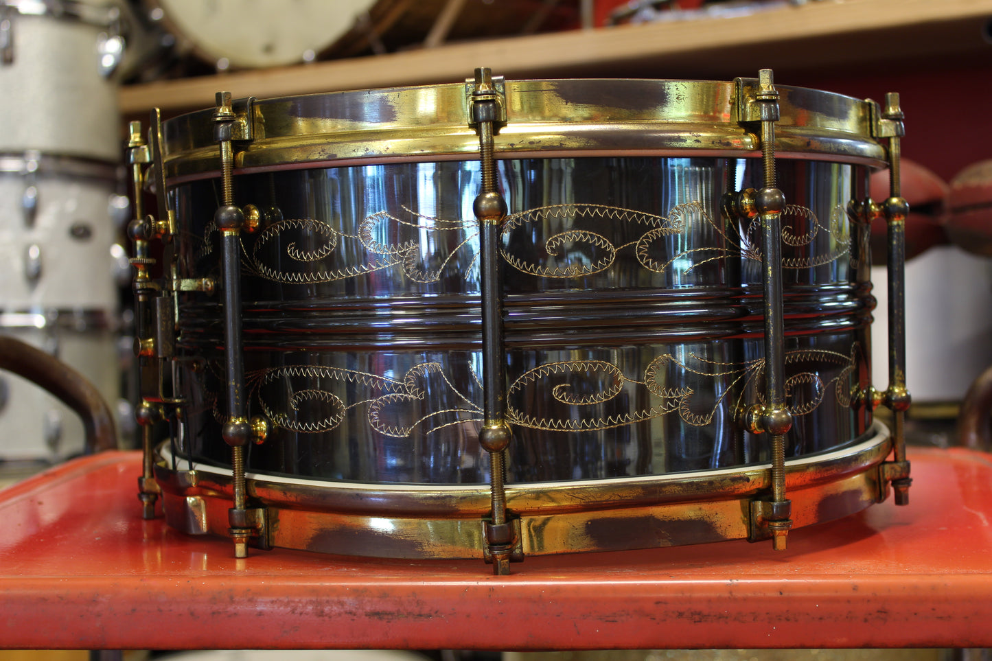 Adrian Kirchler Slingerland Black Beauty Replica Snare Drum 6.5"x14"