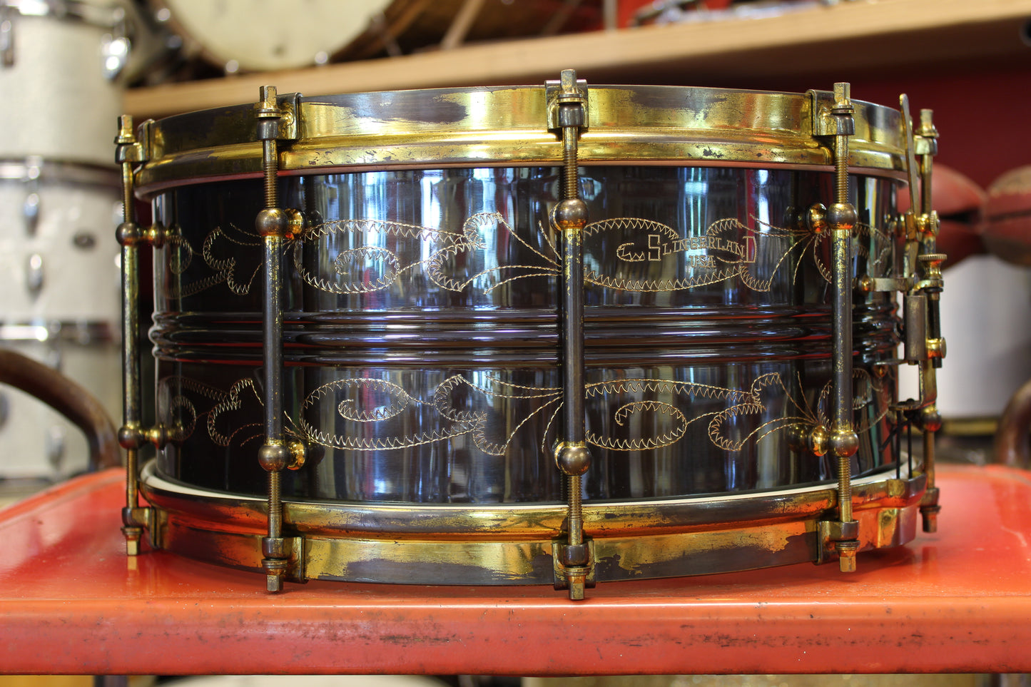 Adrian Kirchler Slingerland Black Beauty Replica Snare Drum 6.5"x14"