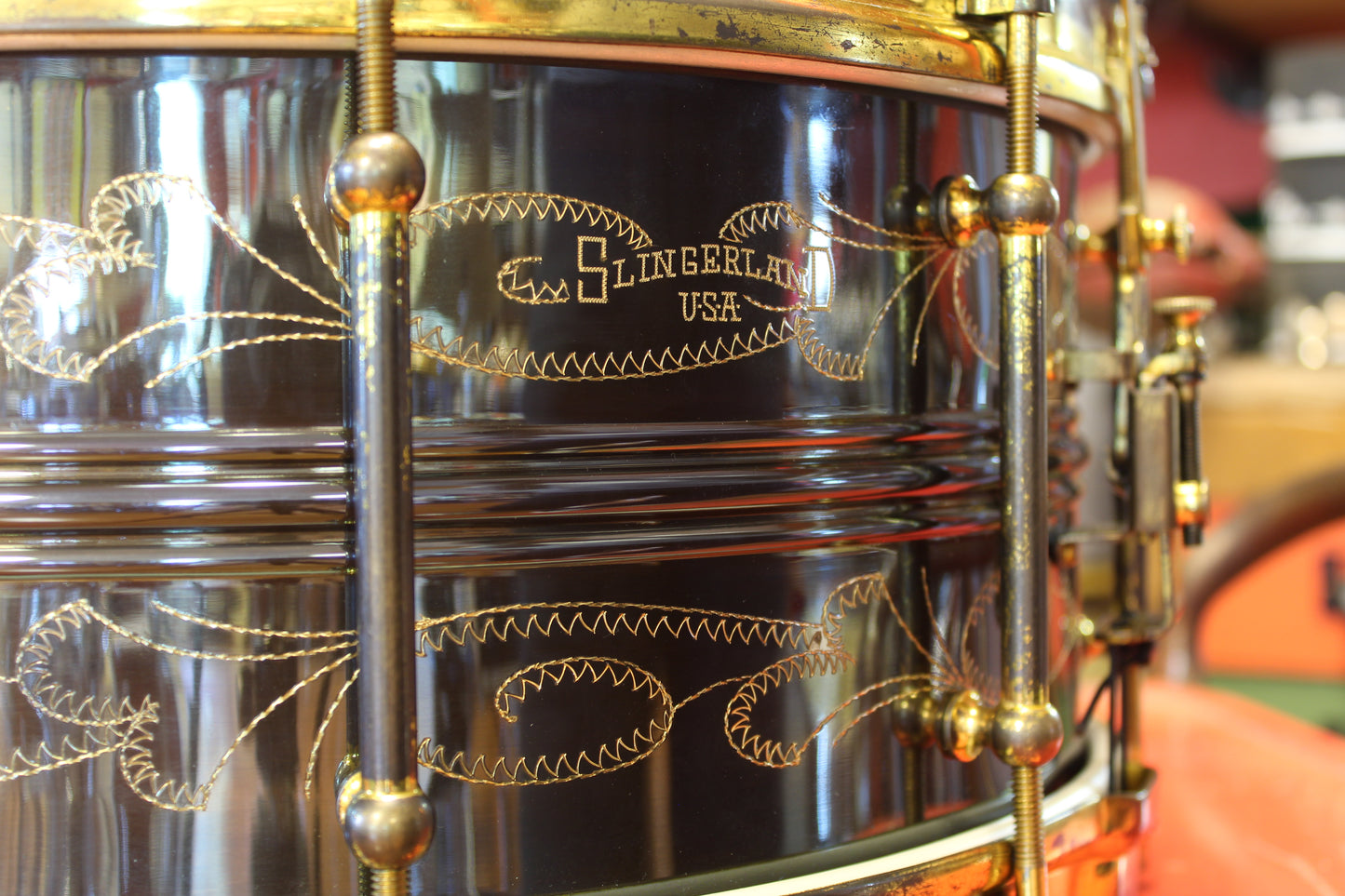 Adrian Kirchler Slingerland Black Beauty Replica Snare Drum 6.5"x14"