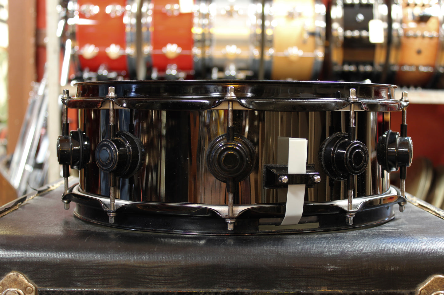 DW 5x14 Black Nickel Over Brass Snare Drum