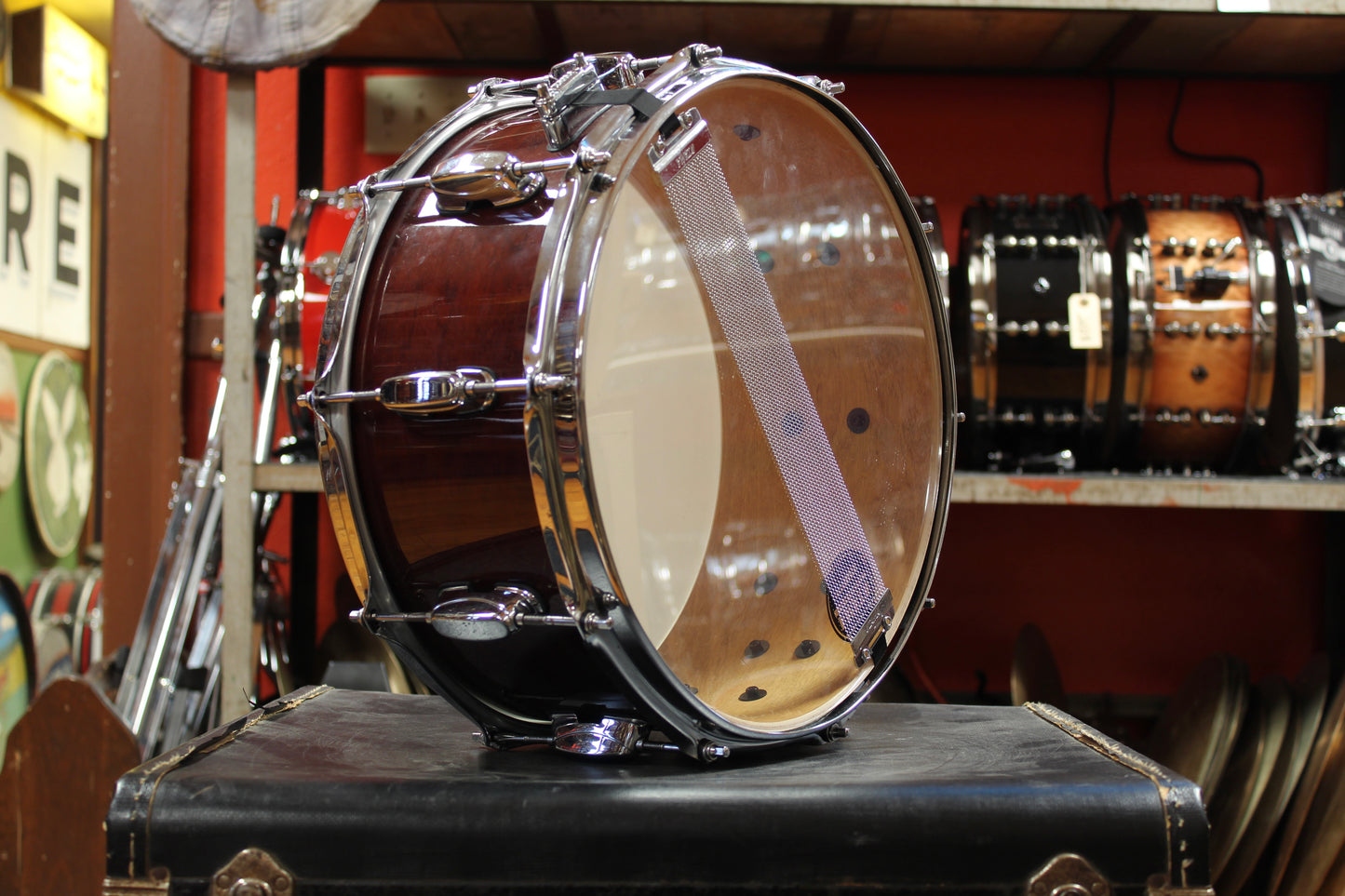 Tama 6.5x14 Artwood Birch Snare Drum in Mahogany Lacquer