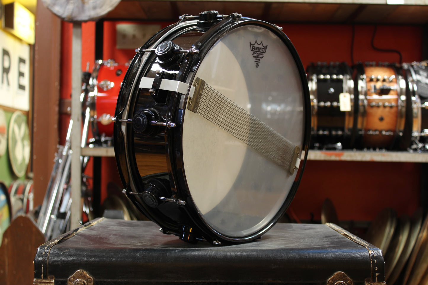 DW 5x14 Black Nickel Over Brass Snare Drum