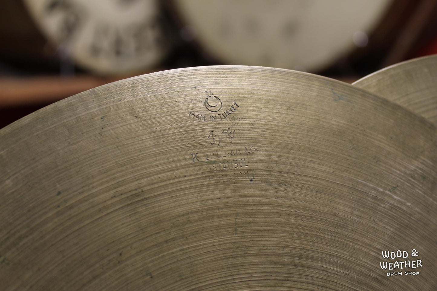 1950s K. Zildjian 13" Old Stamp IVa Hi-Hat Cymbals 650/660g