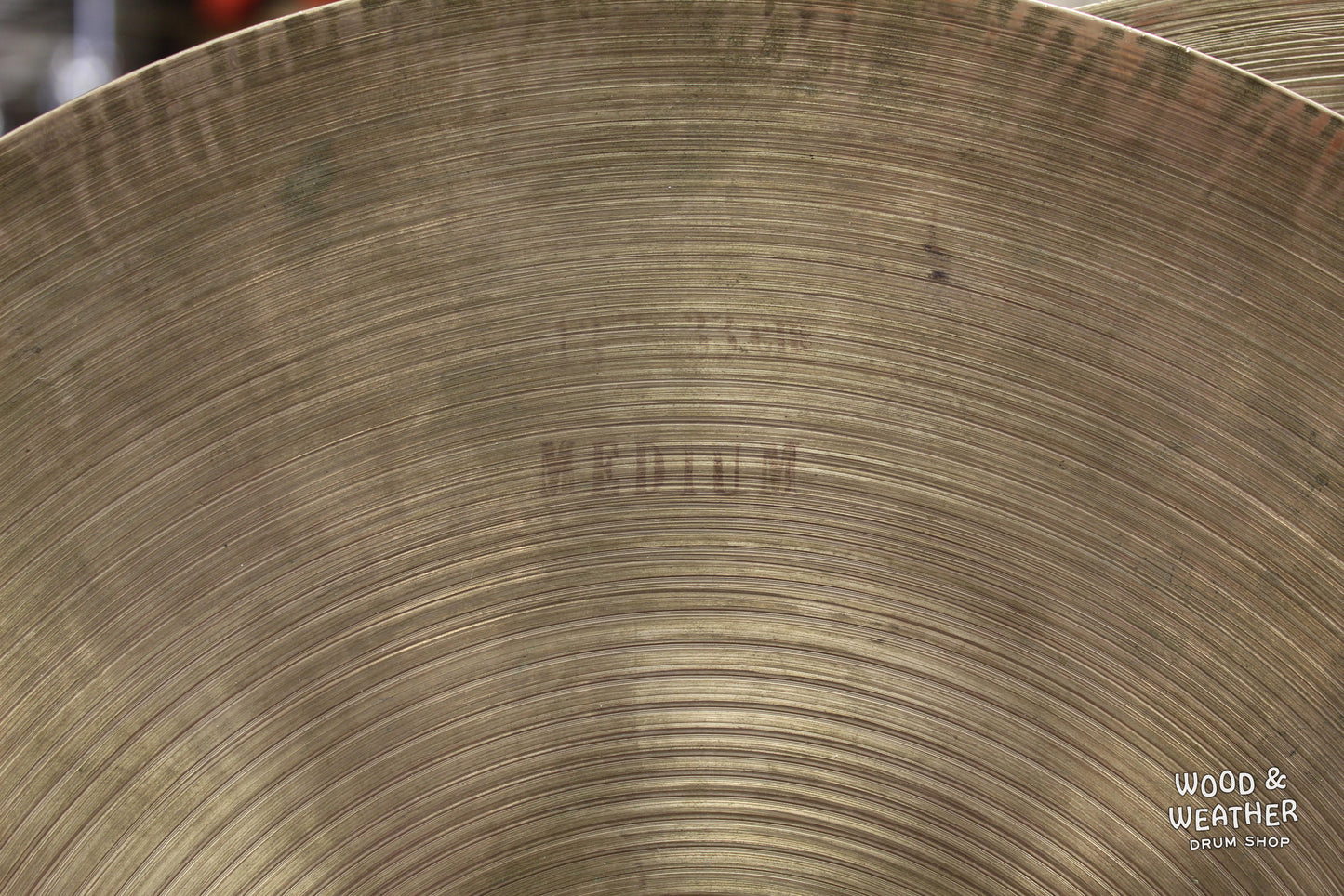 1950s K. Zildjian 13" Old Stamp IVa Hi-Hat Cymbals 650/660g