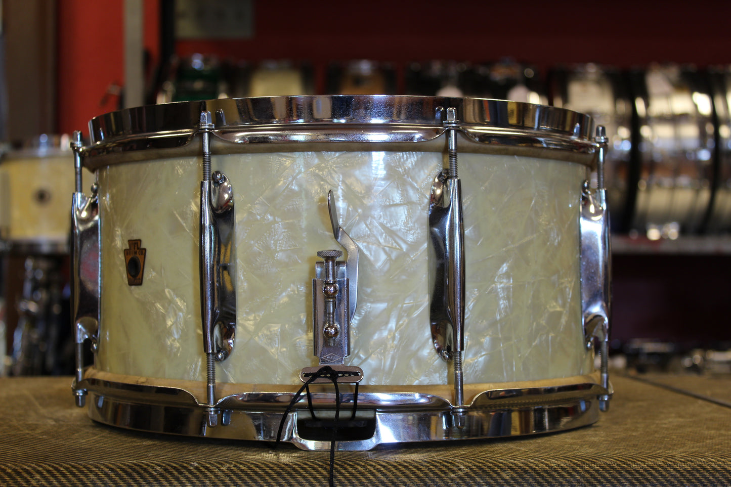 1940s WFL Classic Professional Outfit in White Marine Pearl 14x26 16x16 9x13 7x14