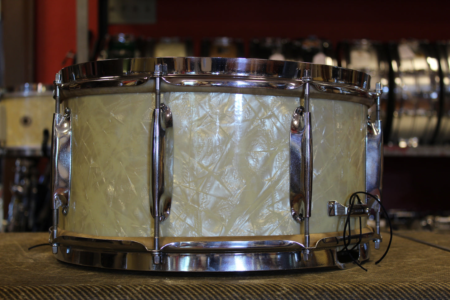 1940s WFL Classic Professional Outfit in White Marine Pearl 14x26 16x16 9x13 7x14