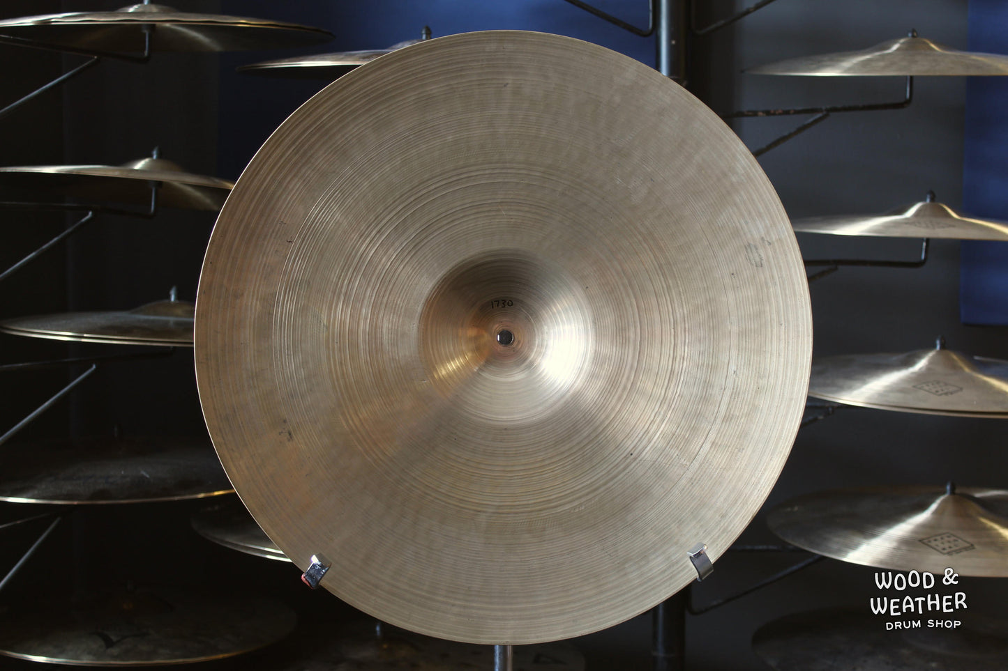 1946-53 A. Zildjian 18" Trans Stamp Ride Cymbal 1730g
