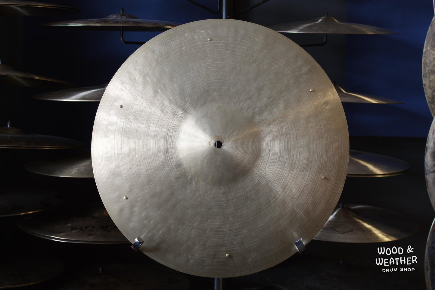Mongiello Cymbals 18" Prestige Series Type III Eric Binder Signature Ride Cymbal w/ Rivets 1488g