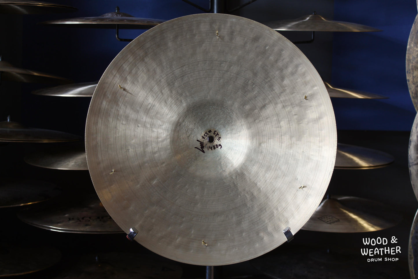Mongiello Cymbals 18" Prestige Series Type III Eric Binder Signature Ride Cymbal w/ Rivets 1488g