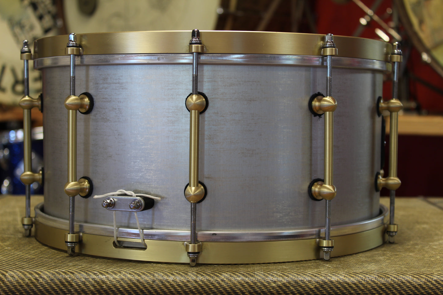 Ebenor Percussion 7"x14" Aluminum Heavy Feather Snare Drum