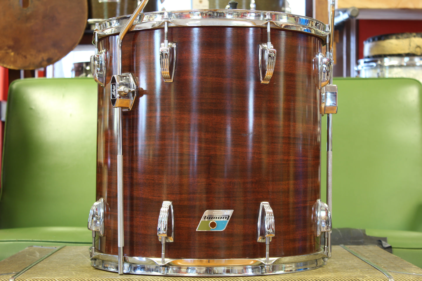 1970s Ludwig Super Classic in Mahogany Cortex 14x22 16x16 8x12