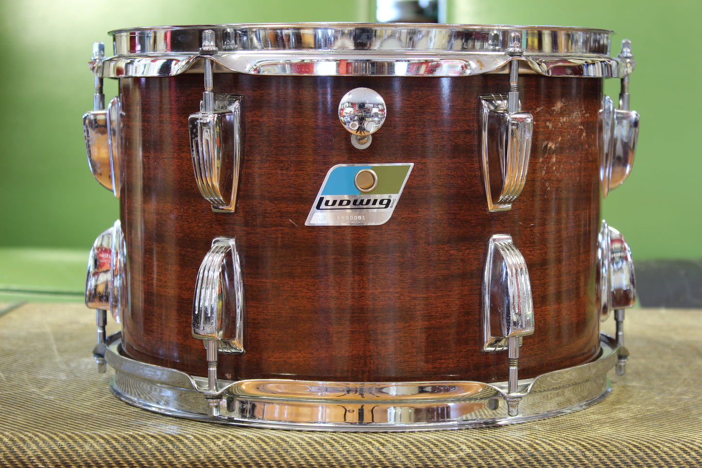 1970s Ludwig Super Classic in Mahogany Cortex 14x22 16x16 8x12