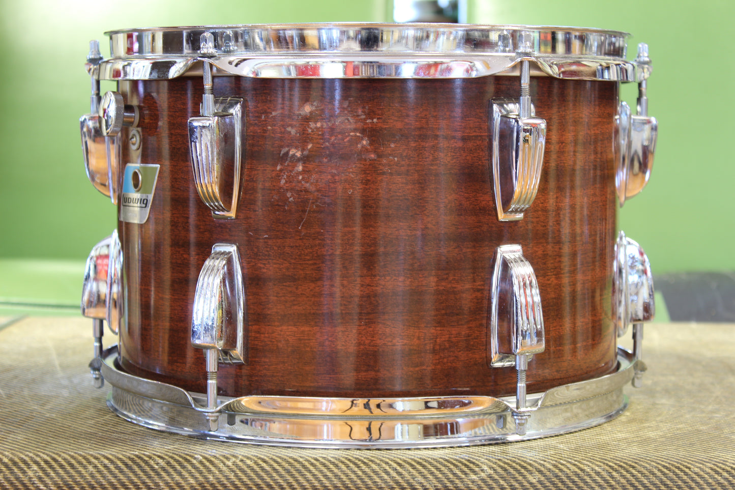 1970s Ludwig Super Classic in Mahogany Cortex 14x22 16x16 8x12