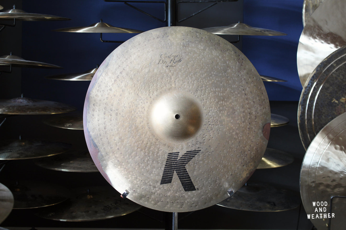 Used Zildjian 20" K Custom Dry Ride Cymbal 3020g