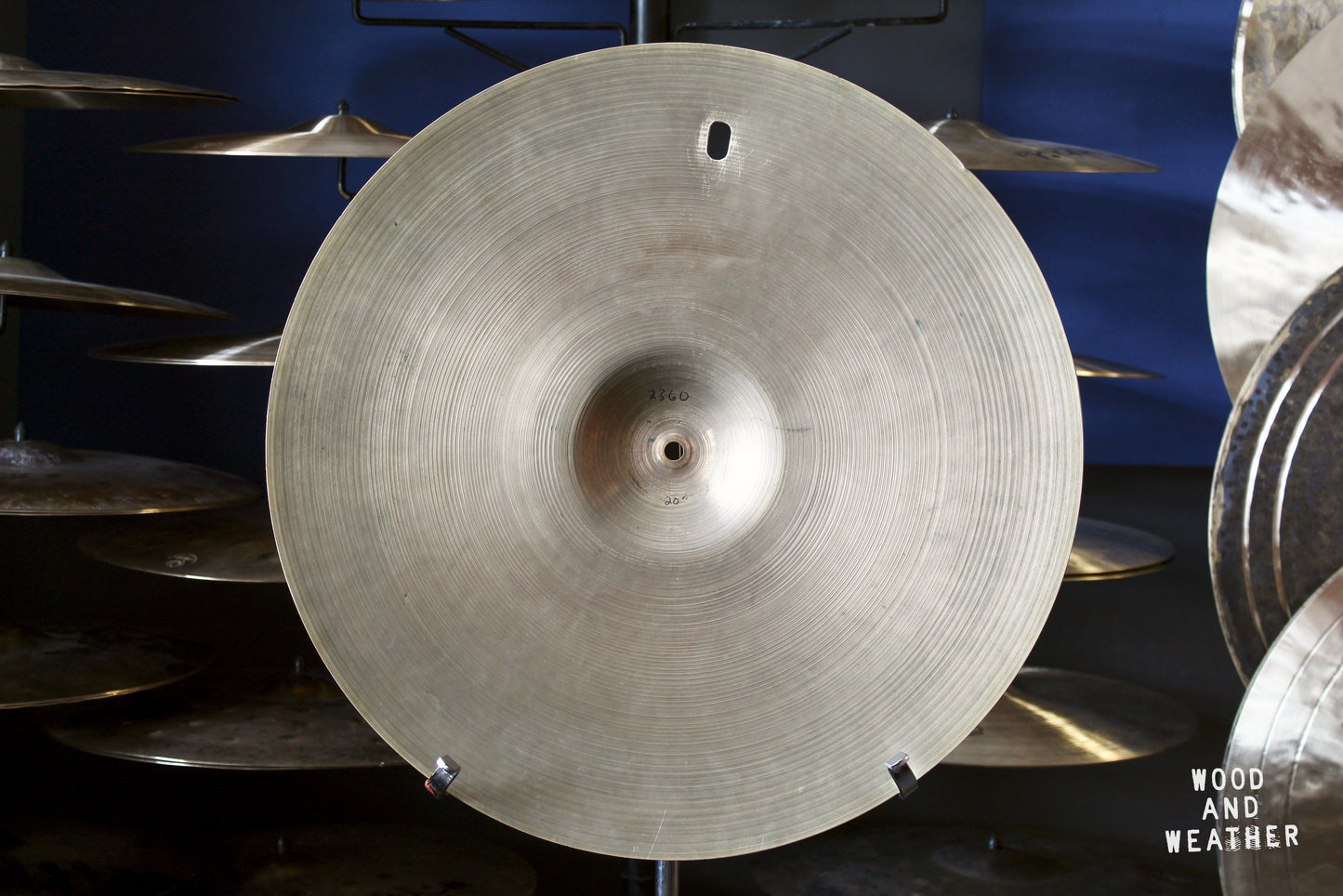 1950s A. Zildjian 20" Large Stamp Ride Cymbal 2360g