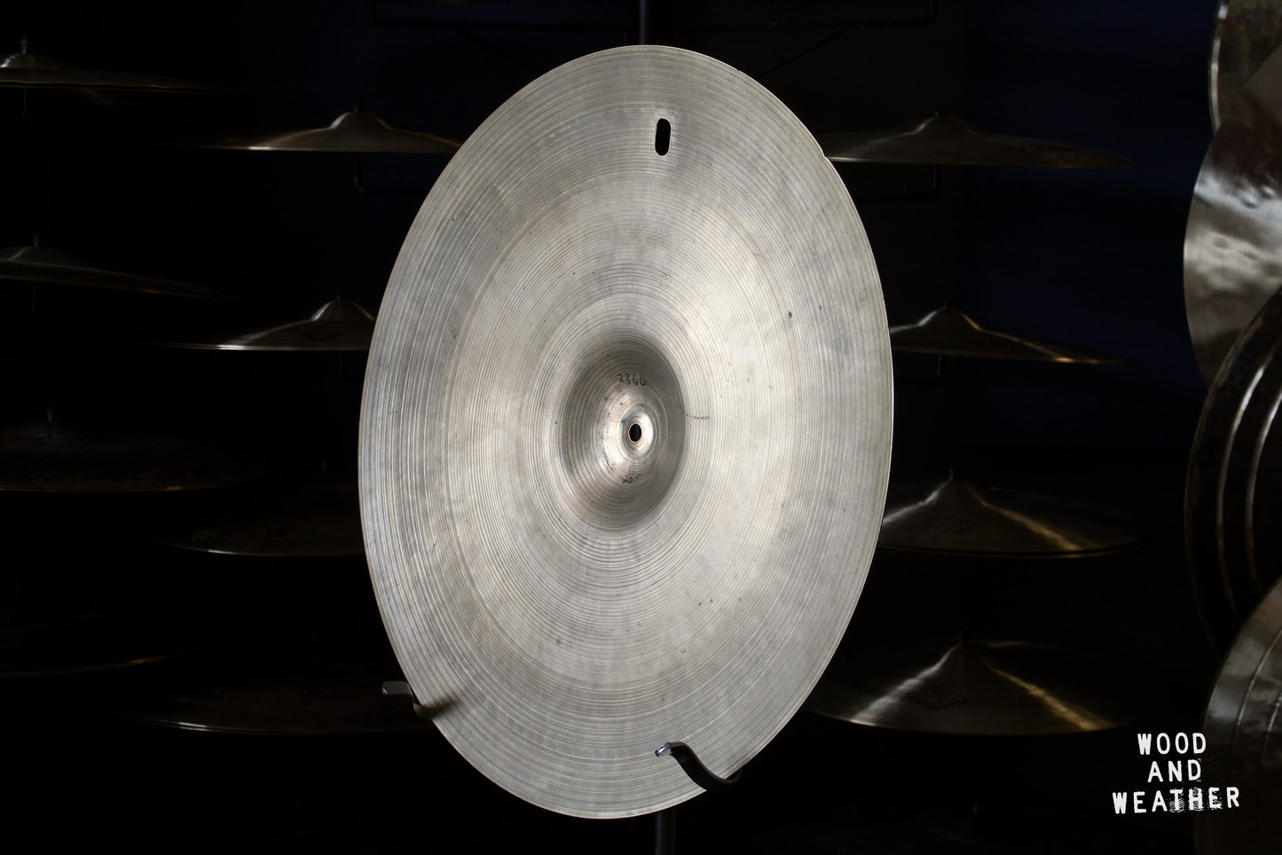 1950s A. Zildjian 20" Large Stamp Ride Cymbal 2360g