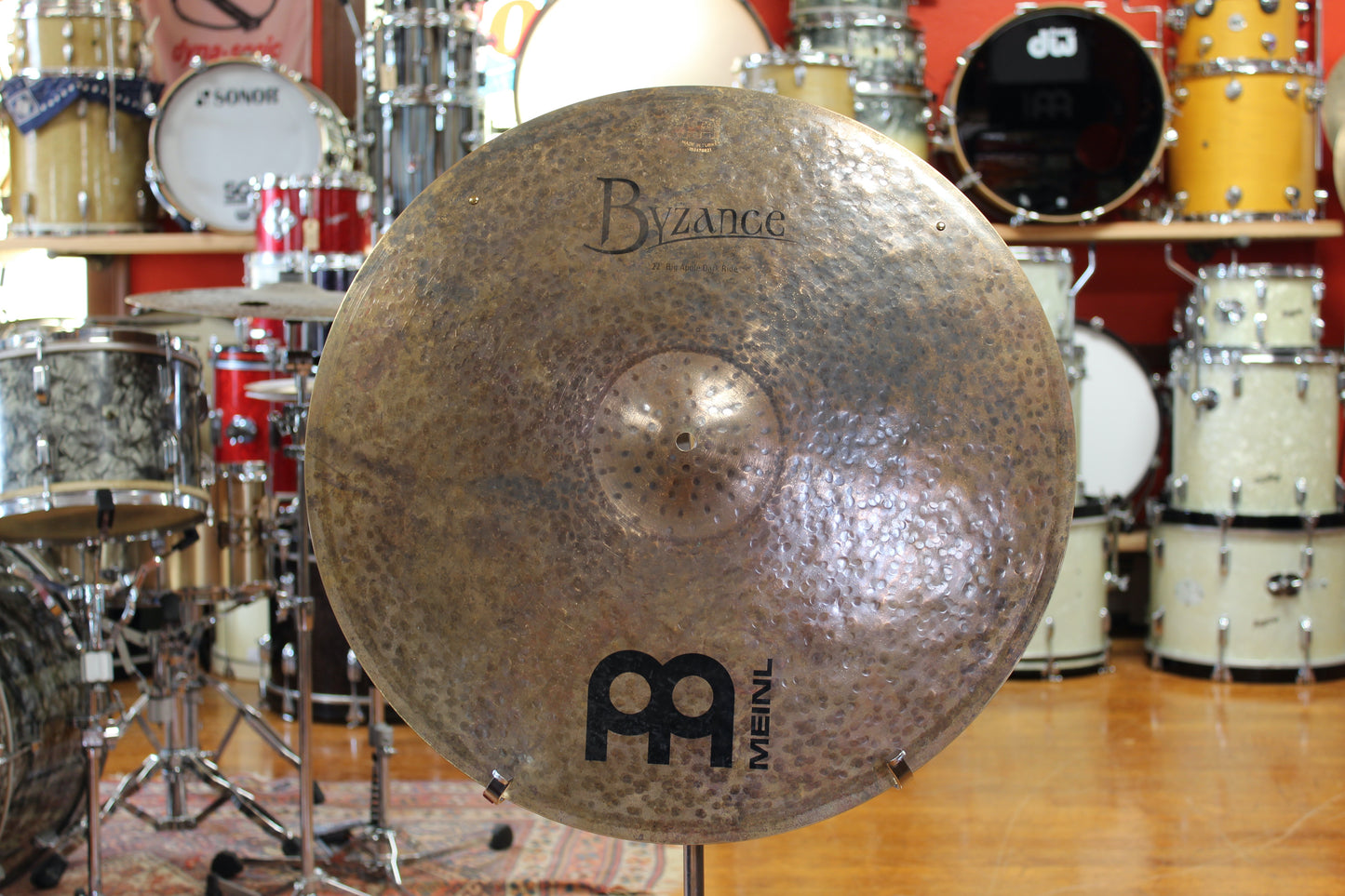 Meinl 22" Byzance Dark Big Apple Dark Sizzle Ride 2395g - Used
