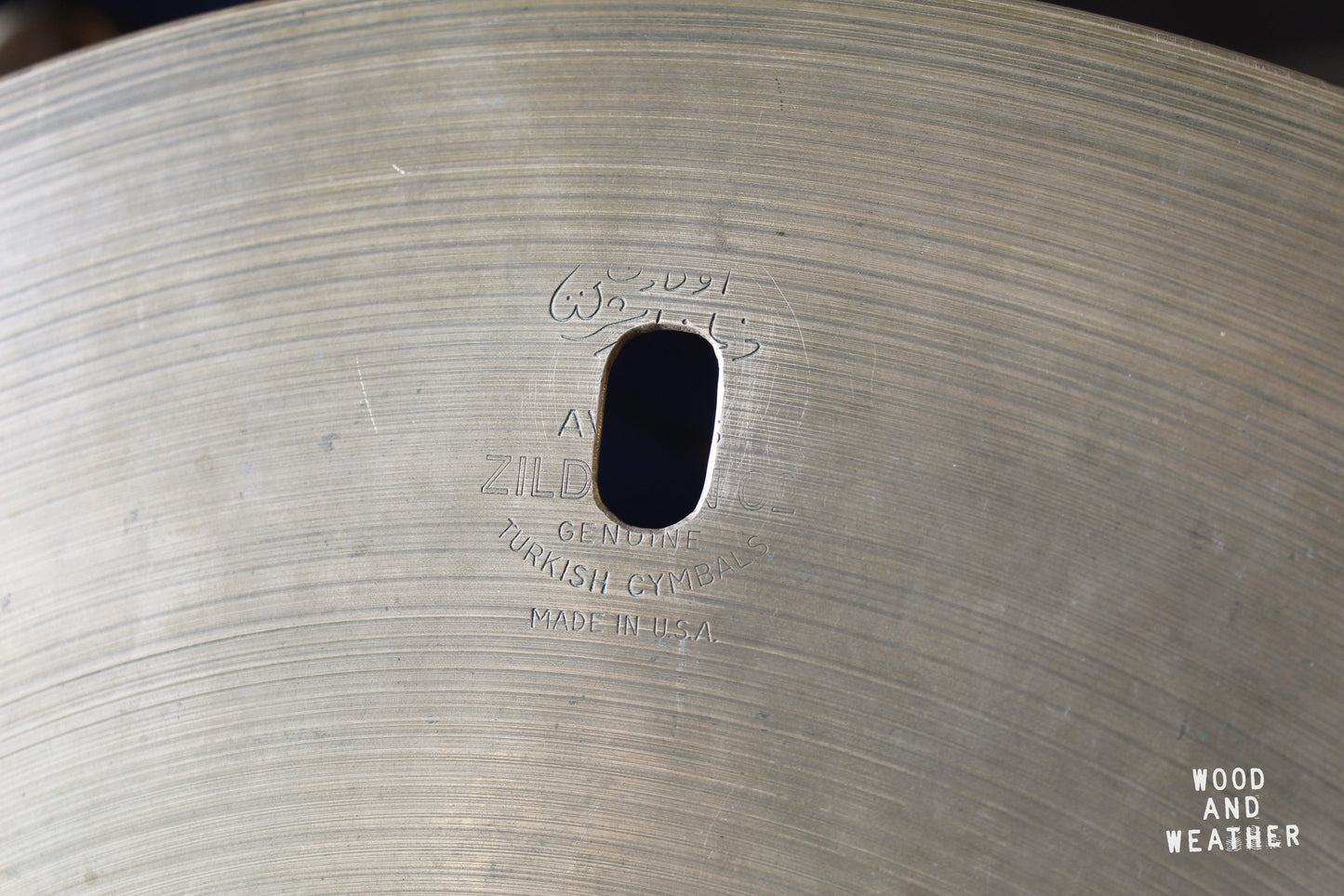 1950s A. Zildjian 20" Large Stamp Ride Cymbal 2360g