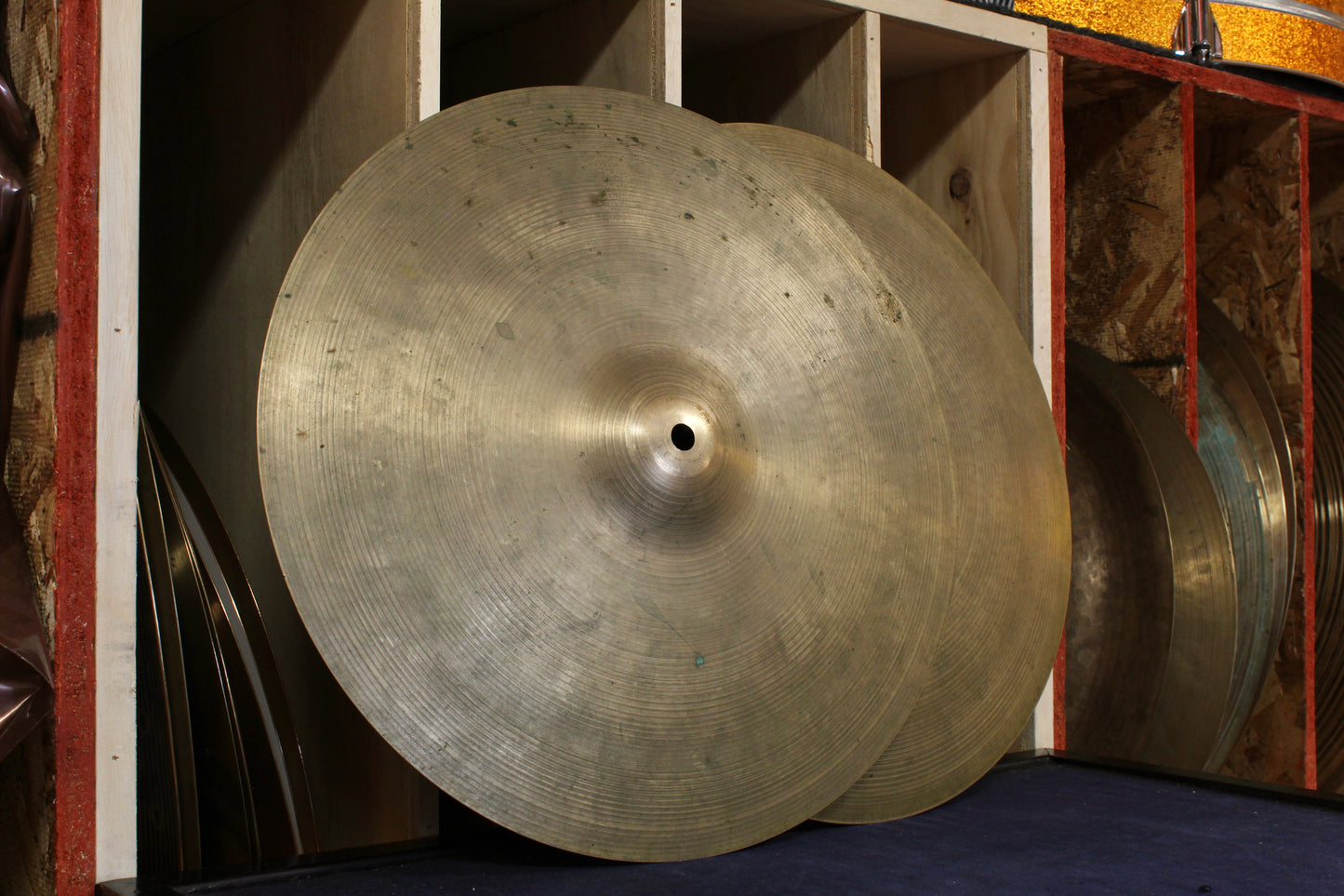1960s A. Zildjian 15" Hi-Hats 988/1049g