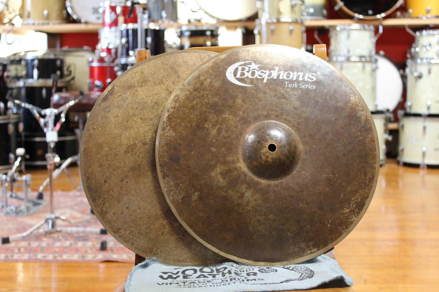 Bosphorus 14" Turk Dark Hi-Hats 1006/1170g - Used
