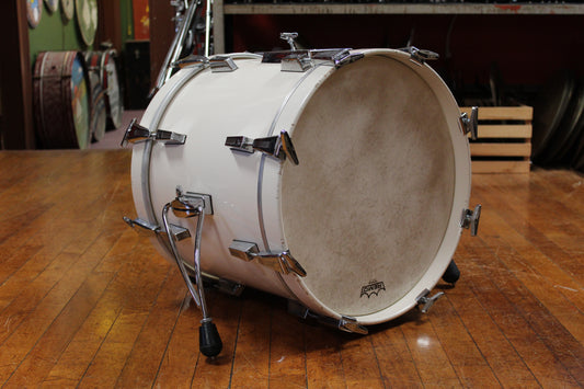 1980s Sonor Lite Outfit in White Lacquer 15x18 16x15 8x12