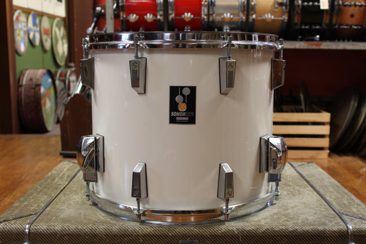 1980s Sonorlite 13x16 Floor Tom in White Lacquer