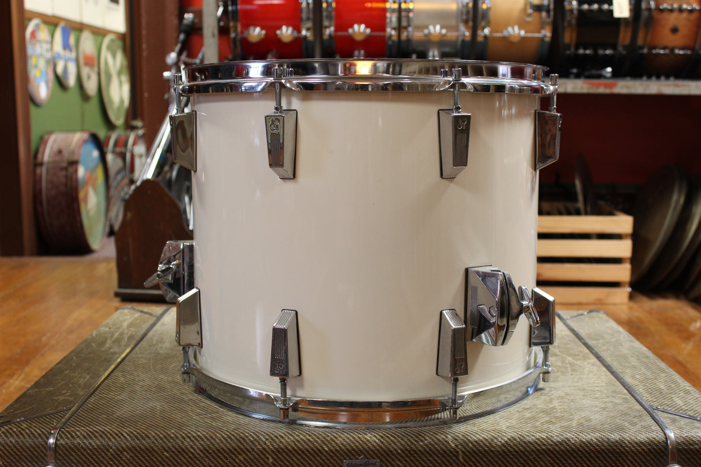 1980s Sonorlite 13x16 Floor Tom in White Lacquer