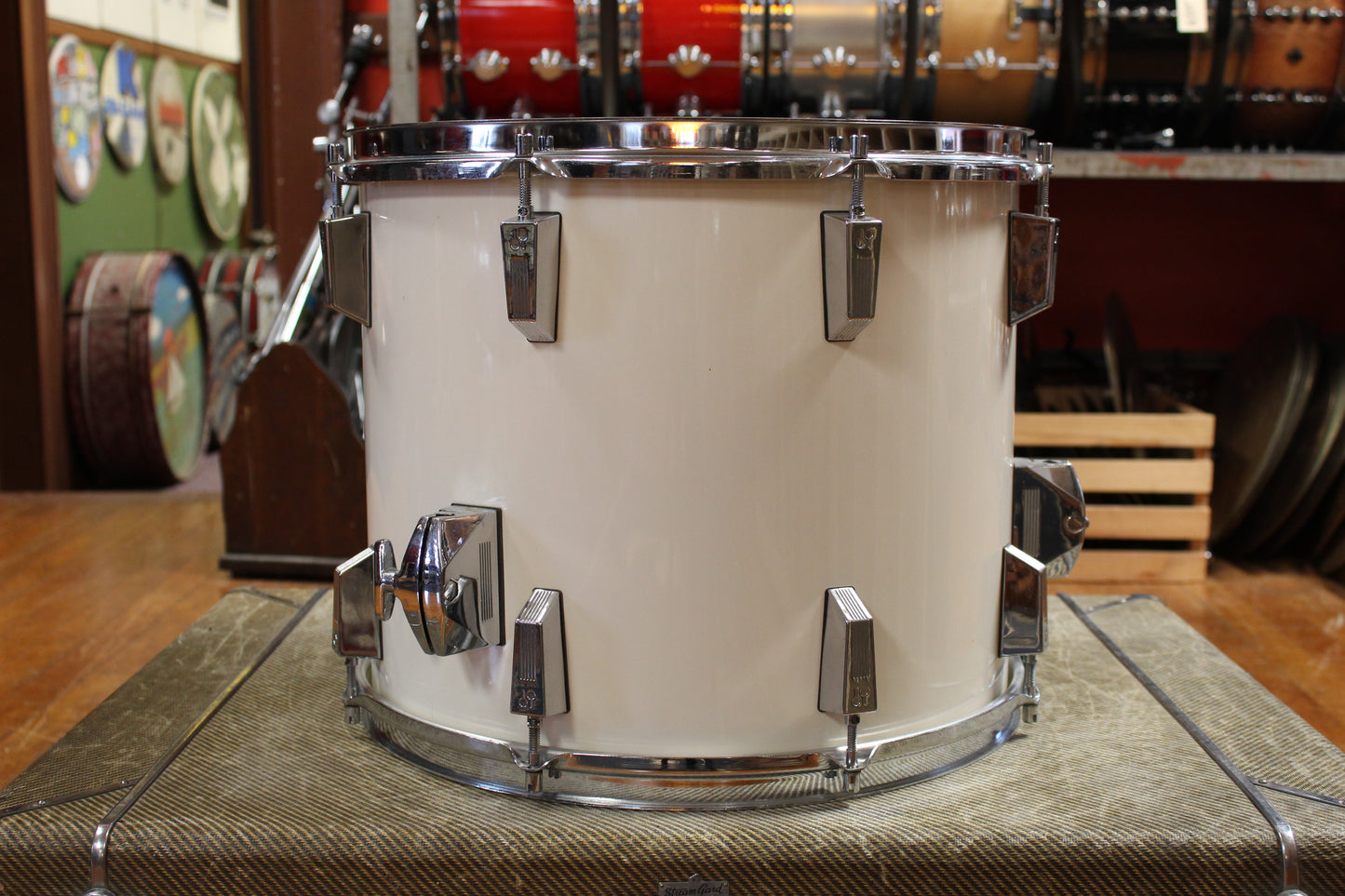 1980s Sonorlite 13x16 Floor Tom in White Lacquer