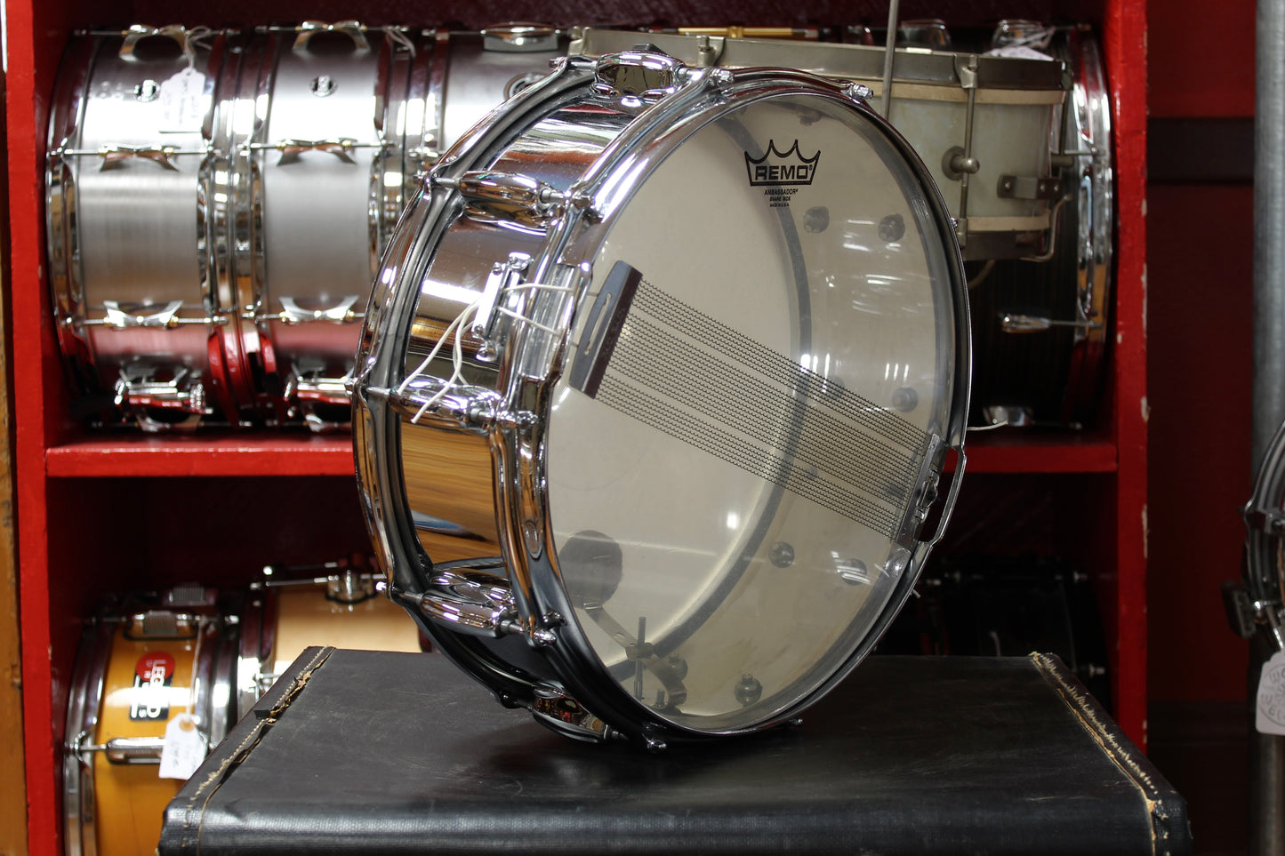 1980's Slingerland Festival Model 5"x14" Chrome Plated Steel Snare Drum