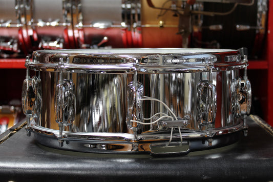 1980's Slingerland Festival Model 5"x14" Chrome Plated Steel Snare Drum