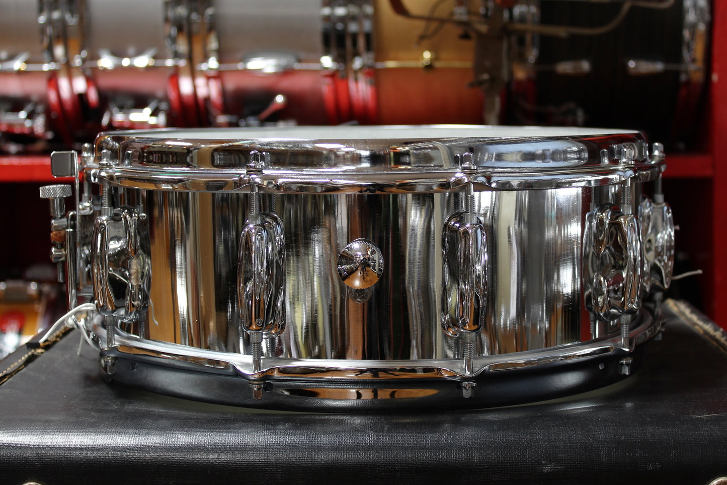 1980's Slingerland Festival Model 5"x14" Chrome Plated Steel Snare Drum