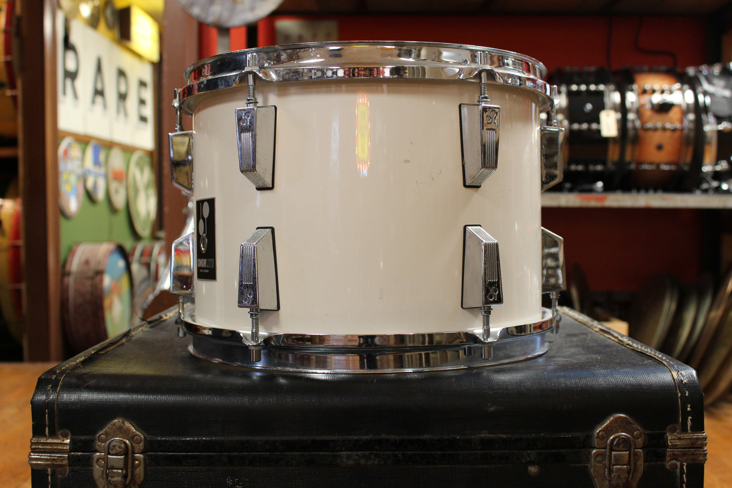 1980s Sonorlite 9x13 Tom in White Lacquer