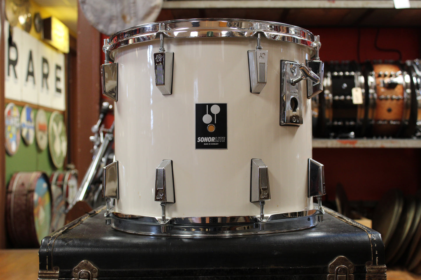 1980s Sonorlite 12x14 Tom in White Lacquer