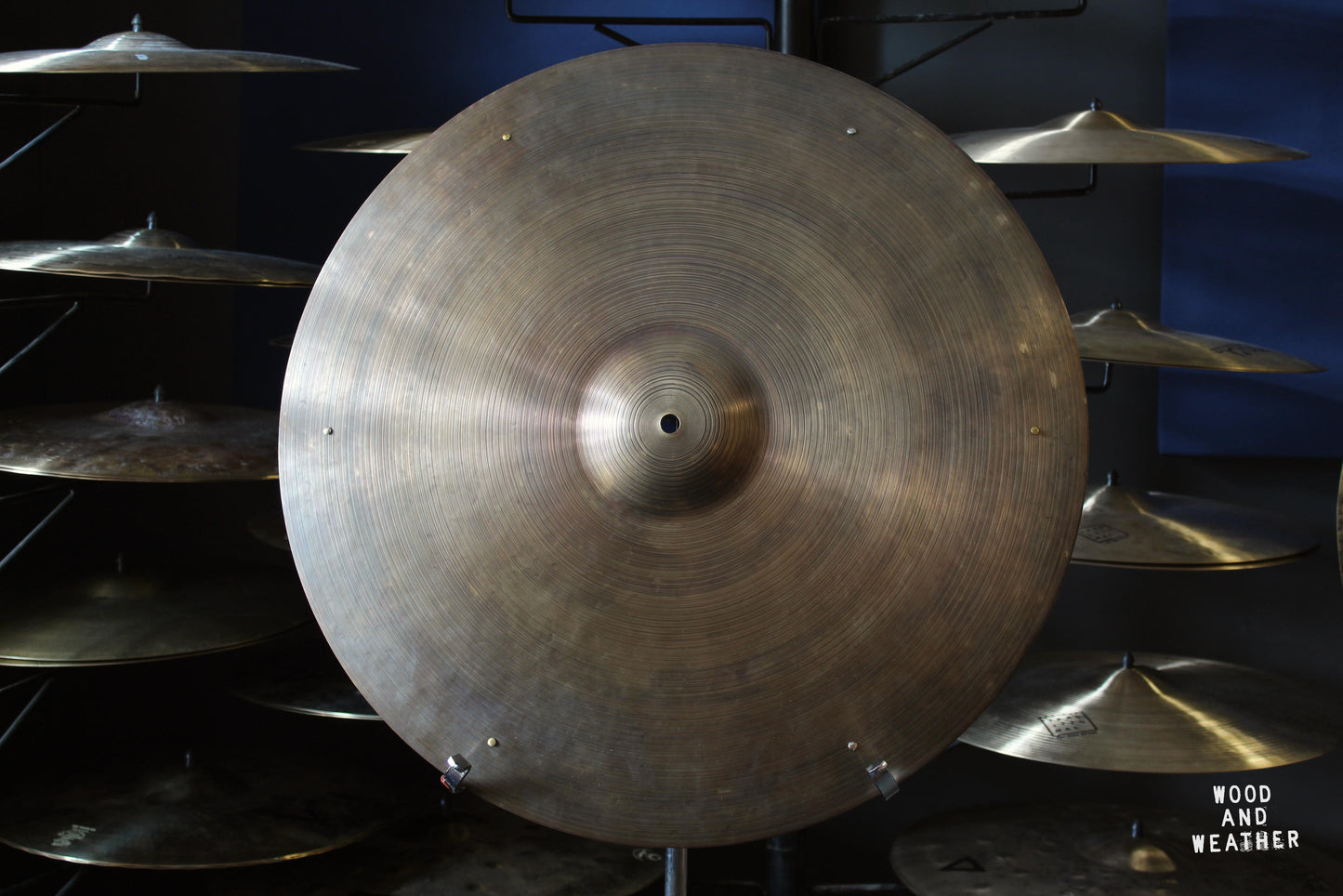 Used Cymbal & Gong Holy Grail 22" Ride Cymbal w/ Rivets 2160g
