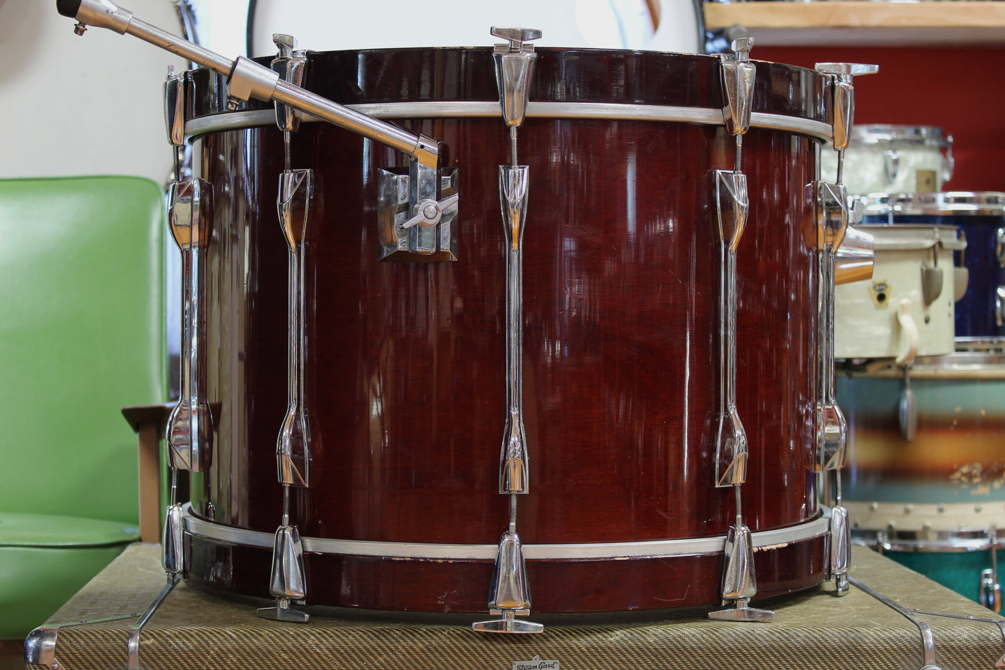 1985 Yamaha Recording Custom in Cherry Wood 14x22 16x16 9x13 8x12