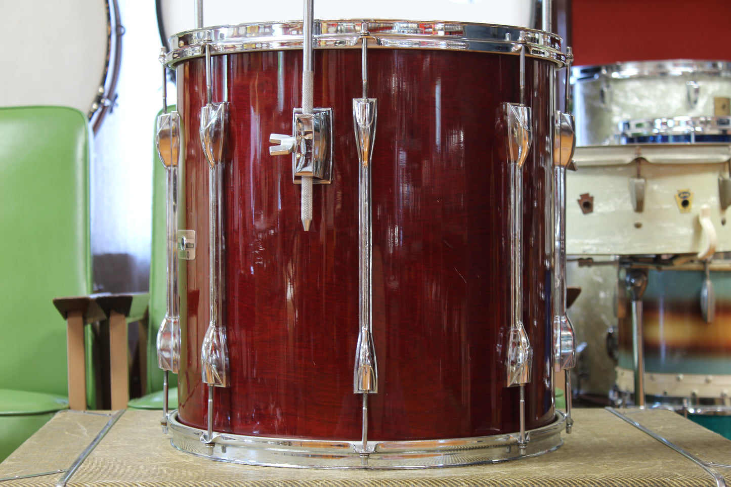 1985 Yamaha Recording Custom in Cherry Wood 14x22 16x16 9x13 8x12