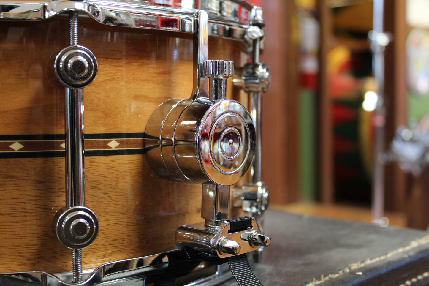 George Way Aristocrat 6.5x14 Transition Model Snare Drum in Cherry