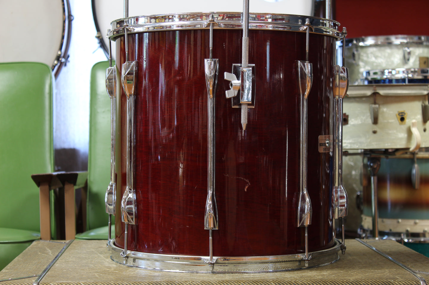1985 Yamaha Recording Custom in Cherry Wood 14x22 16x16 9x13 8x12