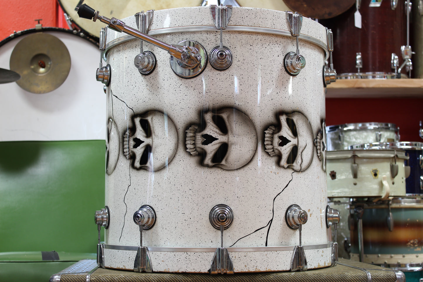 2008 DW Collectors Series Custom Skull Lacquer 20x22 14x14 9x12