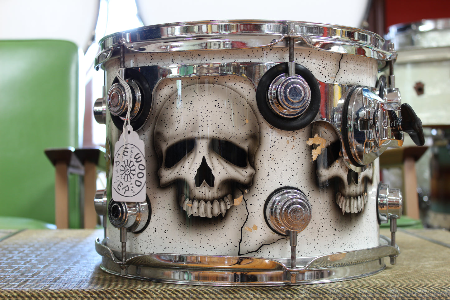 2008 DW Collectors Series Custom Skull Lacquer 20x22 14x14 9x12