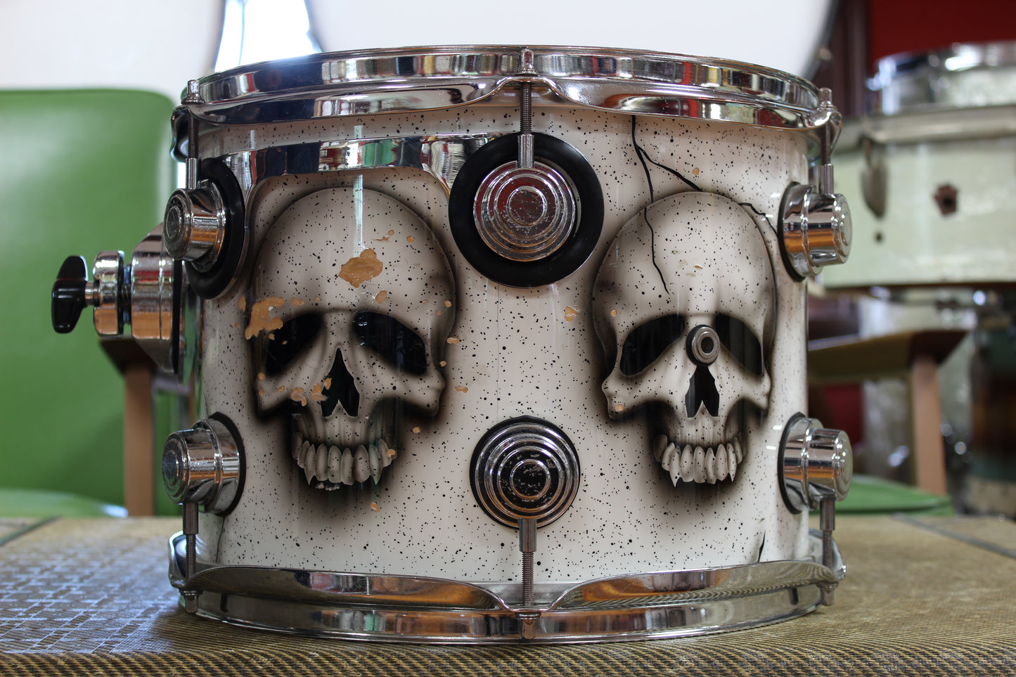 2008 DW Collectors Series Custom Skull Lacquer 20x22 14x14 9x12